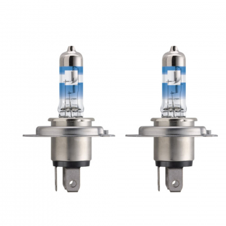 Halogen - Pachet 2 Becuri Far H4 60/55W 12V Racing Vision GT200 Philips (Blister)