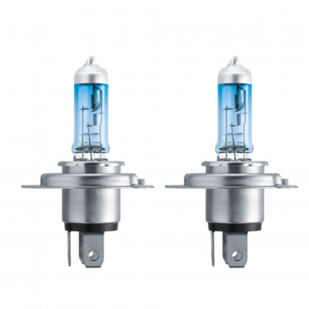 Halogen - Pachet 2 Becuri Far H4 60/55W 12V White Vision Ultra Philips (Blister)