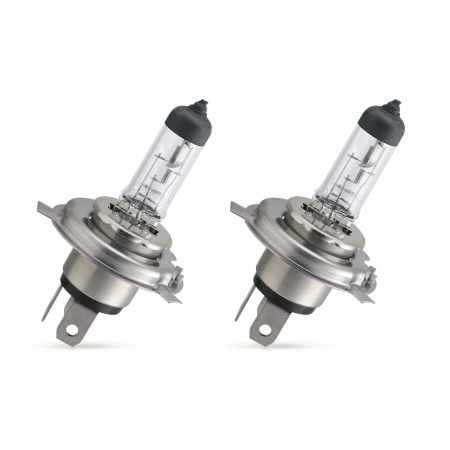 Pachet 2 Becuri Far H4 P43T 60/55W 12V Vision (Cutie) Philips [1]
