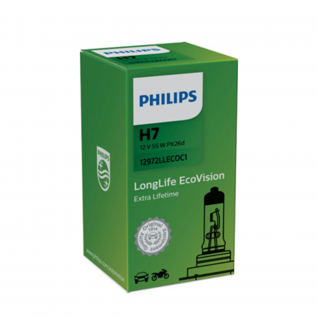 Halogen - Bec Far H7 55W 12V Longer Life Ecovision (Cutie) Philips