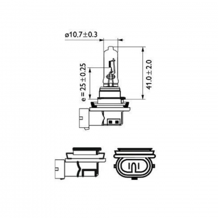 Bec Far H9 PGJ19-5 65W 12V Vision Philips [2]