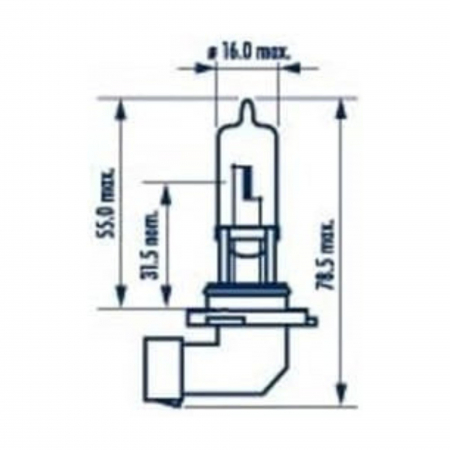 Bec Far HB3 12V P20D 60 W Narva [1]