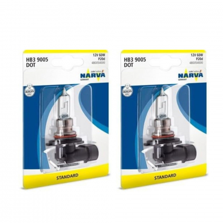 Pachet 2 Becuri Far HB3 12V P20D 60 W Narva [0]