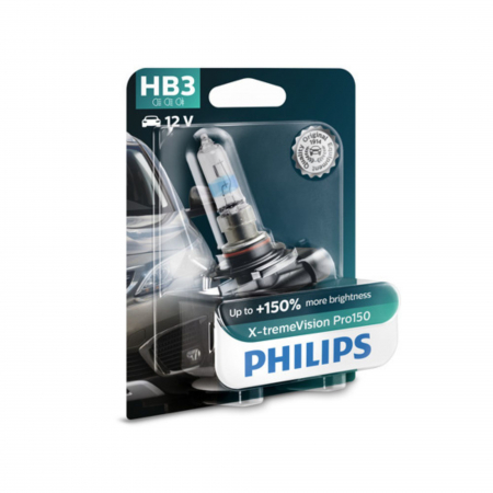 Electrica si Electronice Auto - Bec Far HB3 12V P20D 65W Philips (Blister) X-Treme Vision Pro150