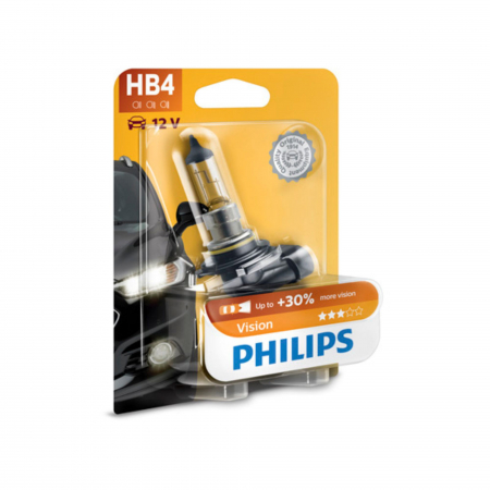 Becuri Auto - Bec Far HB4 12V P22D 51W Philips (Blister) Vision