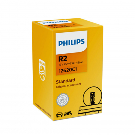 Electrica si Electronice Auto - Bec Far R2 12V 45/40W Vision (Cutie) Philips