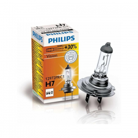 Electrica si Electronice Auto - Bec Far H7 55W 12V Vision (Cutie) Philipss