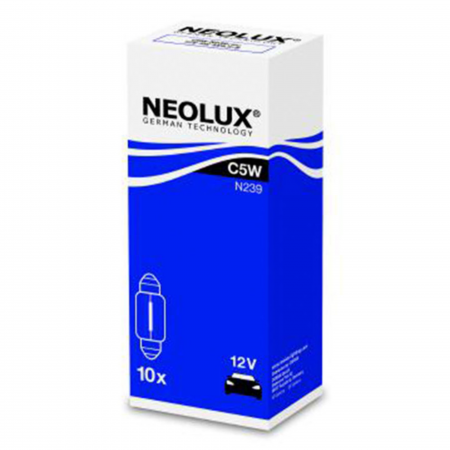 Becuri Auto - Set 10 buc Bec Indicator 12V C5W Sv8.5-8 Neolux