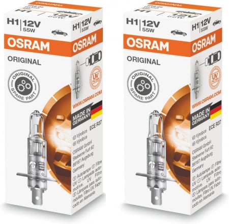 Pachet 2 becuri H3 12V Osram Original [1]