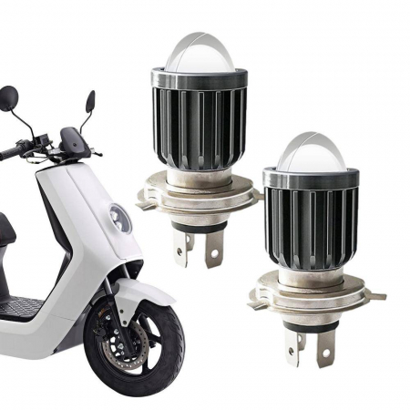 Bec LED H4 pentru far Moto ATV Scuter 3570 LED CHIPS 140W 1 SMD technology [3]