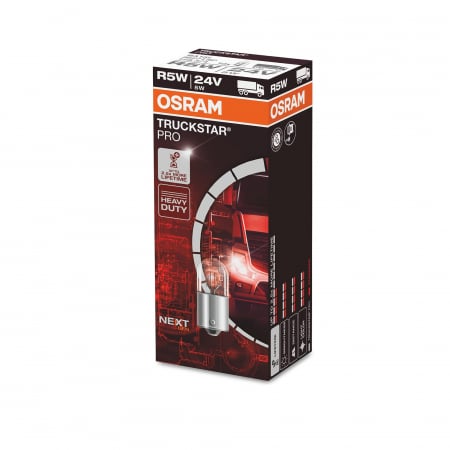 Halogen - Bec pentru camion 24V, R5W, Truckstar Pro +100% NextGen Osram