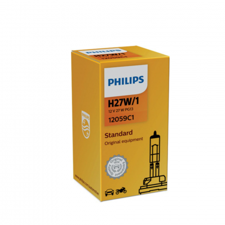Electrica si Electronice Auto - Bec Proiector H27W/1 12V PG13 Philips Vision
