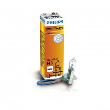 Electrica si Electronice Auto - Bec Proiector H3 12V Vision (Cutie) Philips