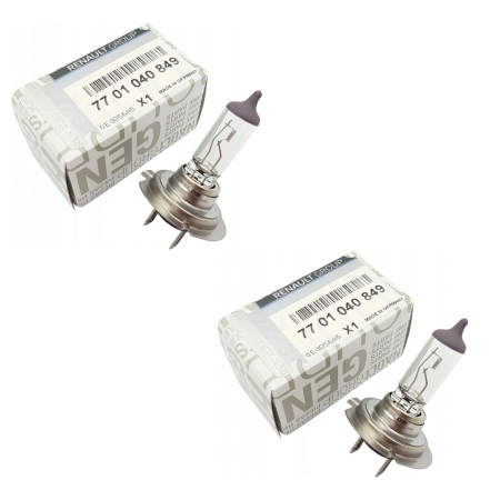 Halogen - Pachet 2 becuri Renault H7 12V 55W