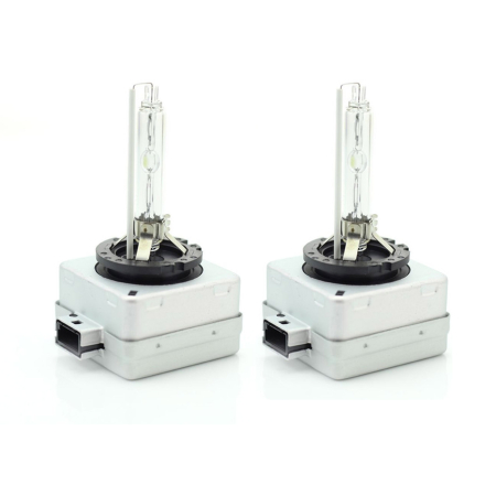 Pachet 2 x Bec Xenon Auto CARGUARD D3S 4300K, 35W, +50% Lumina, 3100 Lumeni, Soclu PK32d-5, Alb Natural (OEM) [1]