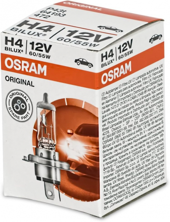 Becuri Auto - Bec H4 12V 60/55W Osram Original