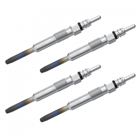 Accesorii Auto - Set 4 bujii incandescente Bosch pentru Audi A2, A3, A4 B6, A6 C5, Seat Alhambra, Cordoba, Ibiza III, Leon, Toledo, Skoda Fabia, Octavia, VW Bora, Polo, Golf IV, Transporter T5