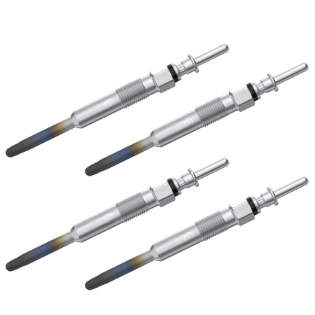 Accesorii Auto - Set 4 bujii incandescente Bosch pentru BMW Seria 3, Seria 5, Seria 7, X5, Land Rover Freelander I, Range Rover III, Rover 75