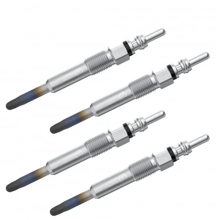 Accesorii Auto - Set 4 bujii incandescente Bosch pentru Dacia Duster, Logan/Sandero, Mitsubishi Carisma, Nissan Interstar, Micra, NV200, Primastar, Qashqai, Renault Clio, Kangoo, Laguna, Megane, Scenic, Trafic