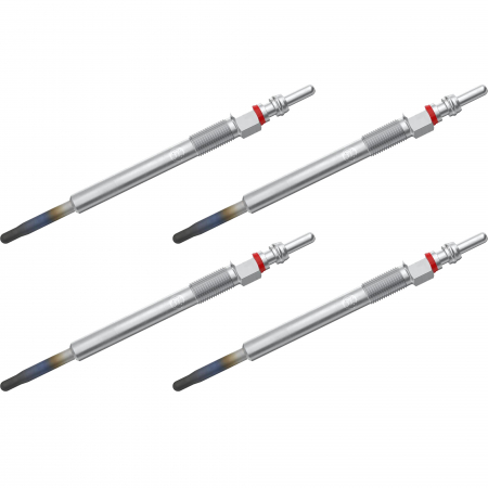 Branduri - Set 4 bujii incandescente Bosch pentru Fiat 500, Doblo, Panda, Punto, Qubo, Tipo, Opel Combo, Corsa E 1.3