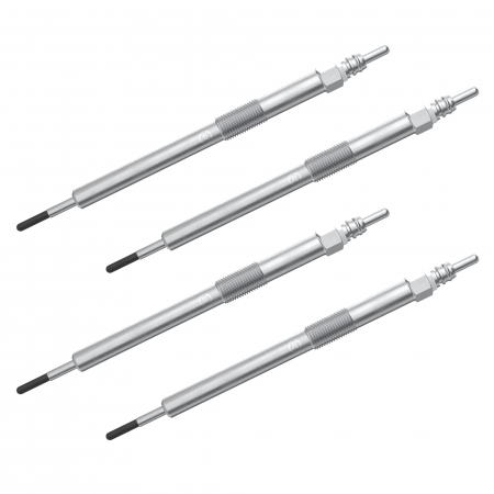 Accesorii Auto - Set 4 bujii incandescente Bosch pentru Nissan Interstar, Navara, NV400, Primastar, Pathfinder III, Qashqai, X-Trail II, Opel Movano B, Vivaro A, Renault Espace, Laguna, Master III, Megane III, Trafic