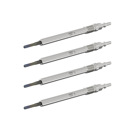 Accesorii Auto - Set 4 Bujii Incandescente DENSO 7V - Mercedes Sprinter, Vito, C-Class, E-Class (Motor 2.1 / 2.2 CDI) - Kit Pornire