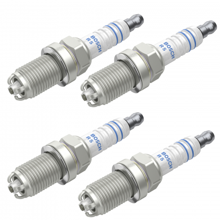 Accesorii Auto - Set 4 bujii scanteie Bosch pentru Ford Galaxy, Mercedes-Benz V-Class, Seat Toledo, VW Bora, Corrado, Golf, Passat, Sharan, T4, Vento