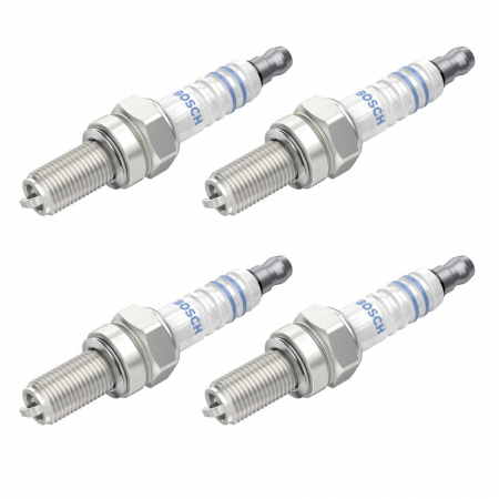 Branduri - Set 4 bujii scanteie Bosch pentru Aprilia, Husqvarna, Kawasaki, Kymko, Peugeot, Piaggio, Suzuki, Yamaha