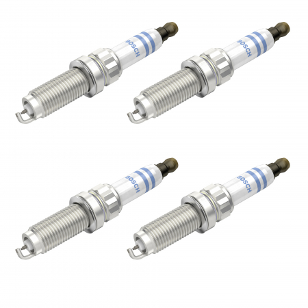 Echipamente Service - Set 4 bujii scanteie Bosch pentru Citroen C3, C4, DS 3, DS4, Opel Crossland X, Grandland, Peugeot 208, 308, 2008, 3008, 5008