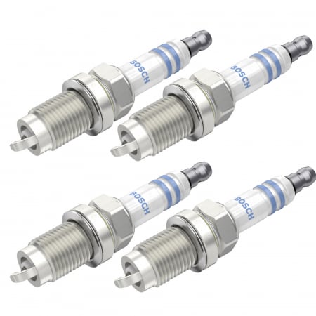 Accesorii Auto - Set 4 bujii scanteie Bosch pentru Honda Accord, Civic, CR-V, FR-V, Legend