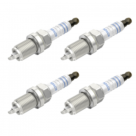 Accesorii Auto - Set 4 bujii scanteie Bosch pentru Honda Accord, Civic, Prelude, Hyundai i20, i30, Jeep Grand Cherokee, Kia Ceed, Soul