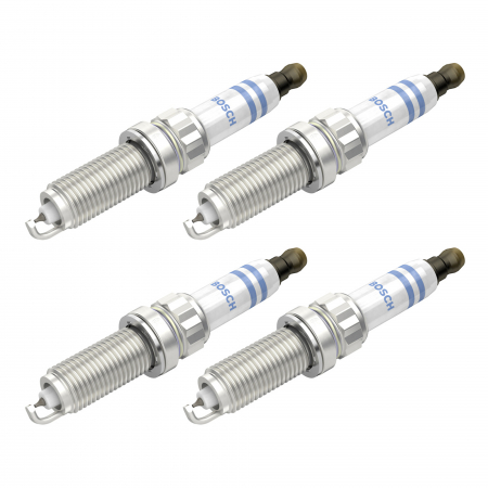 Accesorii Auto - Set 4 bujii scanteie Bosch pentru Mercedes-Benz C-Class, CLS, E-Class, G-Class, GL-Class, GLE, M-Class, R-Class, S-Class, SL, SLK
