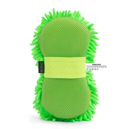 Burete Microfibră Auto cu 2 Fețe (Aspru/Moale) - Mănușă, Super Absorbant [2]