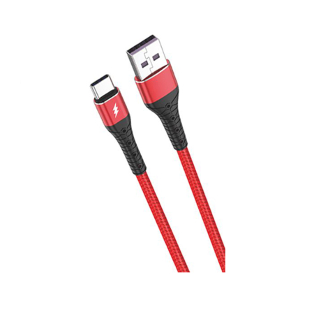 Cablu Date si Incarcare Rapida X-Start USB-A la USB-C, 60W Fast Charge, 1 Metru, Model SJX200C, Nylon Impletit, Transfer 480 Mbps [1]