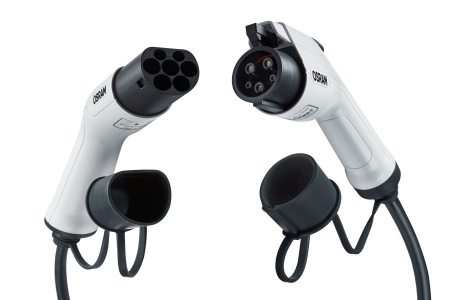 Cablu incarcare Osram Batterycharge 5PIN 1PHASE 32A 7.2KW Type 2 TO Type 1 [1]