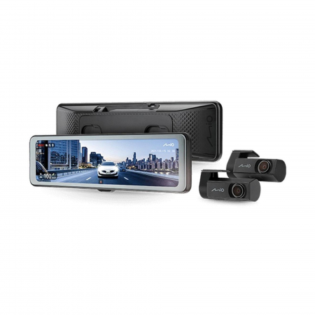 Camere Auto DVR - Cameră Auto Oglindă Mio MiVue™ R860WD Dual (Față-Spate) - STARVIS 2™, Ecran Tactil 11.26"