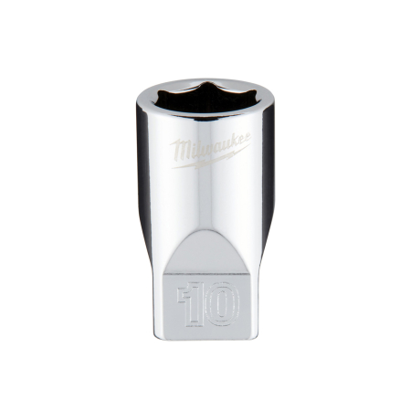Reparatii si Echipamente Auto - Cheie tubulară scurtă Milwaukee 10 mm (Prindere 1/4")