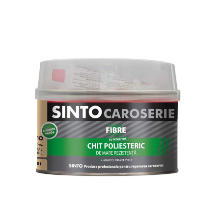 Reparatii si Echipamente Auto - Chit poliesteric cu fibra de sticla Sinto Fibre verde 500 ml 0.850 kg