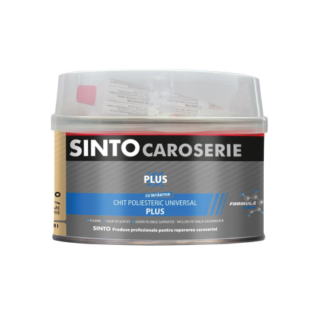Reparatii si Echipamente Auto - Chit poliesteric auto Sinto Plus alb 0.350 kg pentru caroserie