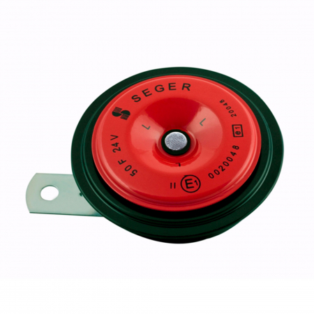 Branduri - Claxon electromagnetic tip disc, ton jos, pentru camion 24V 3A