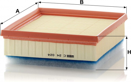 Filtru aer Mann C 24 024 pentru BMW seria 1 - seria 4 [1]