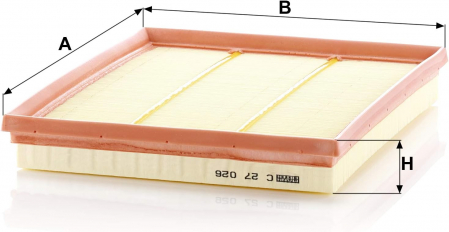 Filtru aer Mann pentru Bmw Seria 1, Seria 2, Seria 3, Seria 4, Alpina B3, B4 [1]