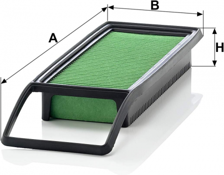 Filtru aer Mann pentru Honda Jazz II [1]