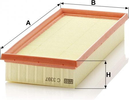 Filtru aer Mann pentru Mercedes-Benz CLS, S-Class, E-Class, GLE, M-Class, SL [1]