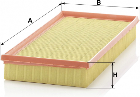 Filtru aer Mann pentru Volvo V40, S40 I, Mitsubishi Carisma, Space Star [1]