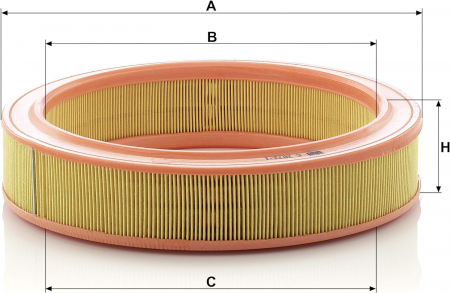 Filtru aer Mann pentru VW Golf III, Polo III, Vento, Skoda Octavia I, Felicia, Seat Cordoba [1]