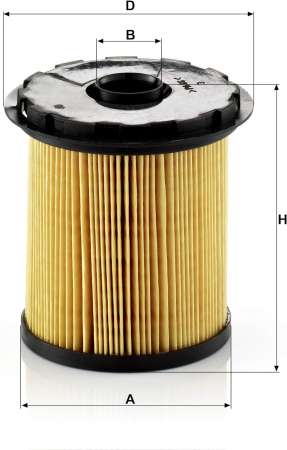 Filtru combustibil Mann pentru Dacia Pick-up, Solenza, Renault Clio II, Kangoo, Megane I [1]