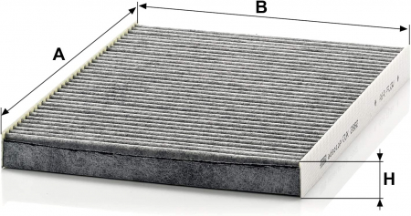 Filtru habitaclu Carbon Activ Mann CUK 2882 pentru Audi, Seat, Skoda, VW [1]