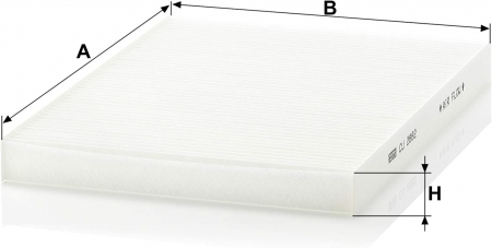 Filtru habitaclu Mann CU 2882 pentru Audi, Seat, Skoda, VW [1]