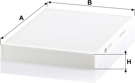 Filtru habitaclu Mann CU 3037 pentru Audi, Seat [1]